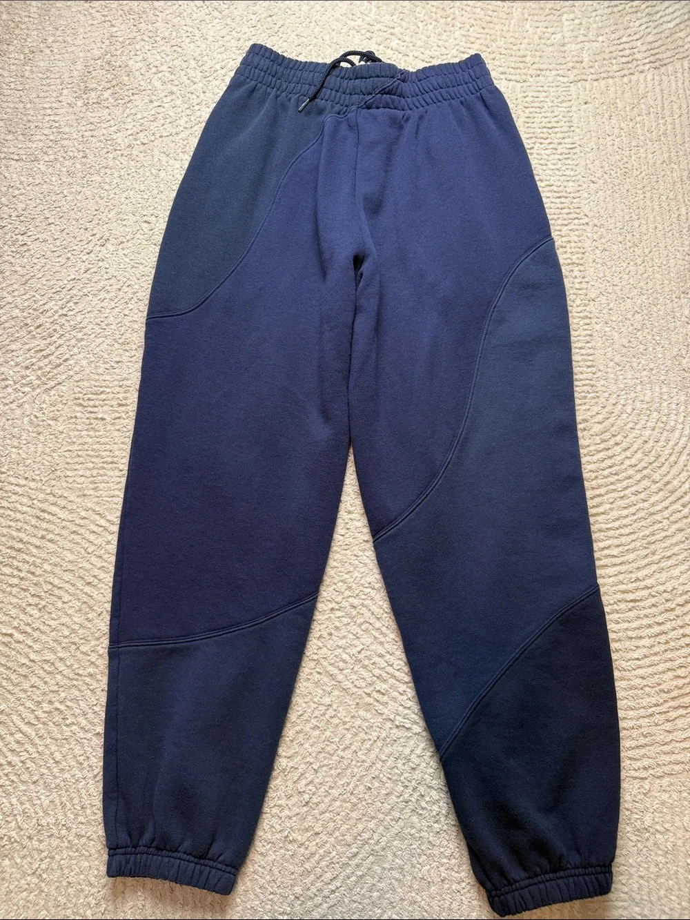 ALO YOGA Make Waves Sweatpants Navy Tonal Size XS